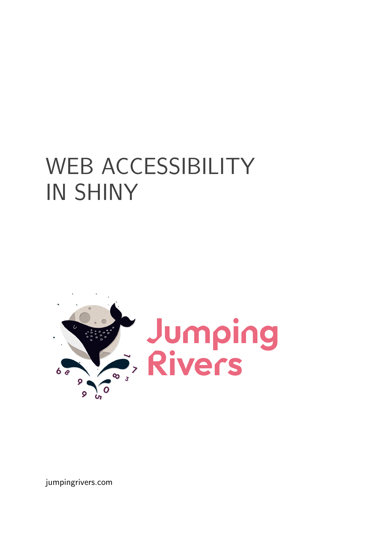 Page 1 of example course material for  Web Accessibility in Shiny